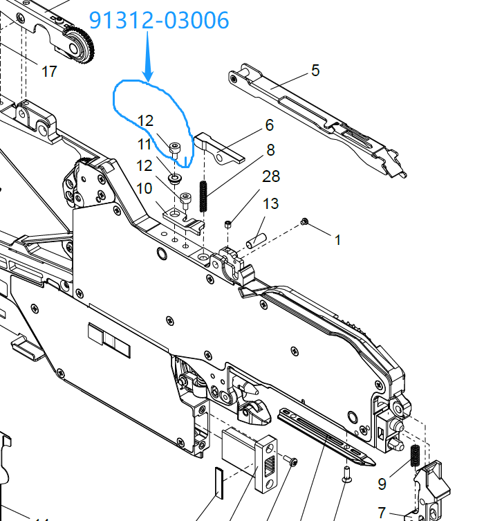 91312-03006 YSM10 YSM20R贴片机电动飞达配件 佳万兴公司低价批发零售