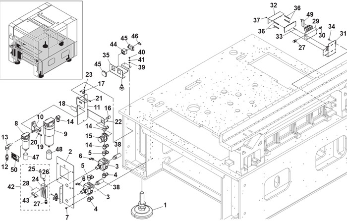 KV7-M8583-00 OPTION MANIFOLD ASSY