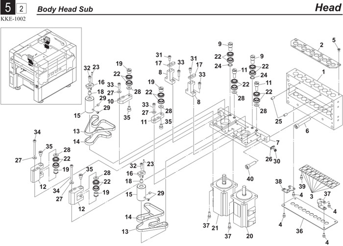 KKE-M7128-00 SHAFT 3,TENSION