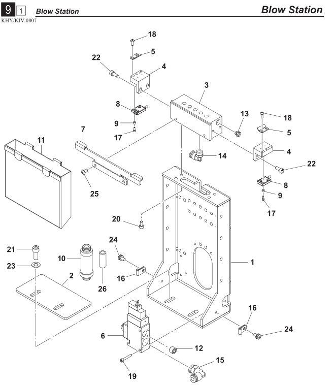 KHW-M9906-A0 VALVE ASSY.