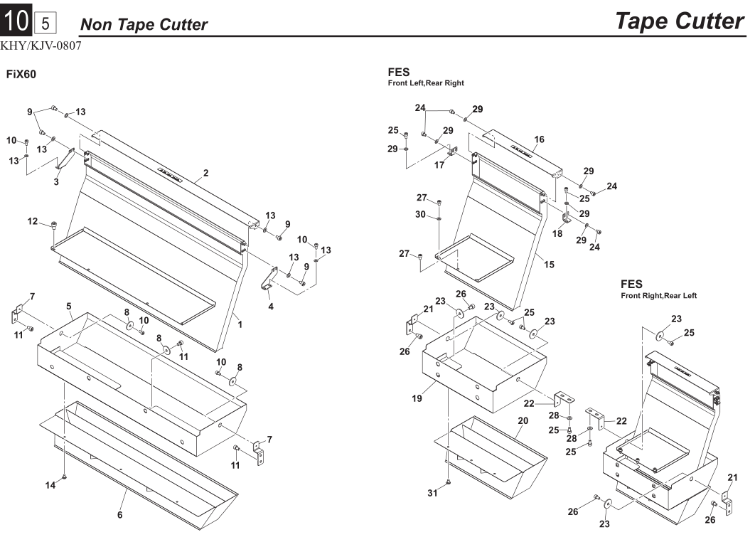 KHY-M3T0S-01 UPPER COVER