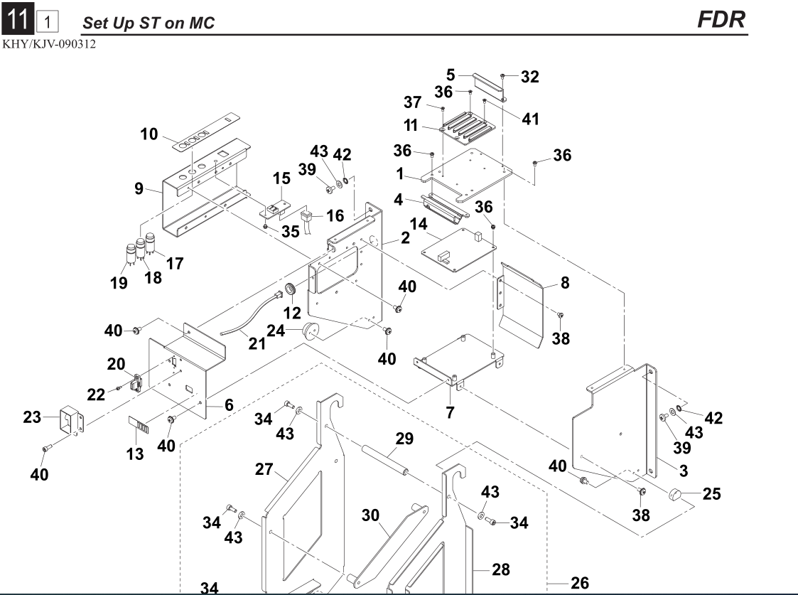 KHJ-MD111-01 RAIL GUIDE