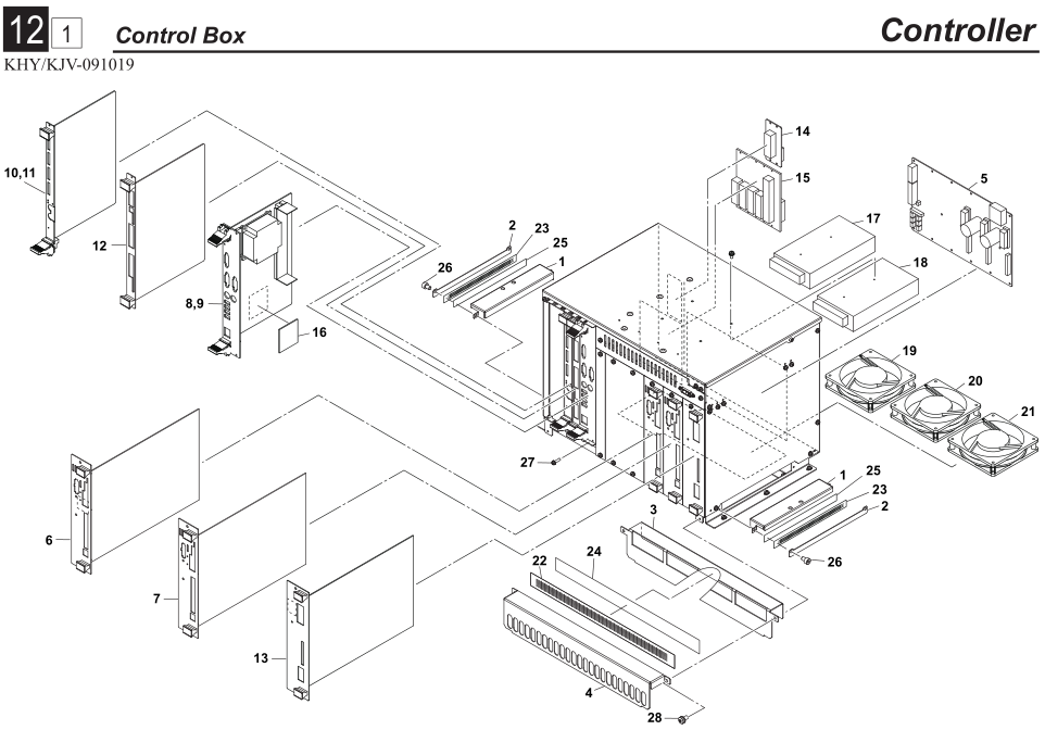 KHN-M5840-00 SERVO BOARD ASSY