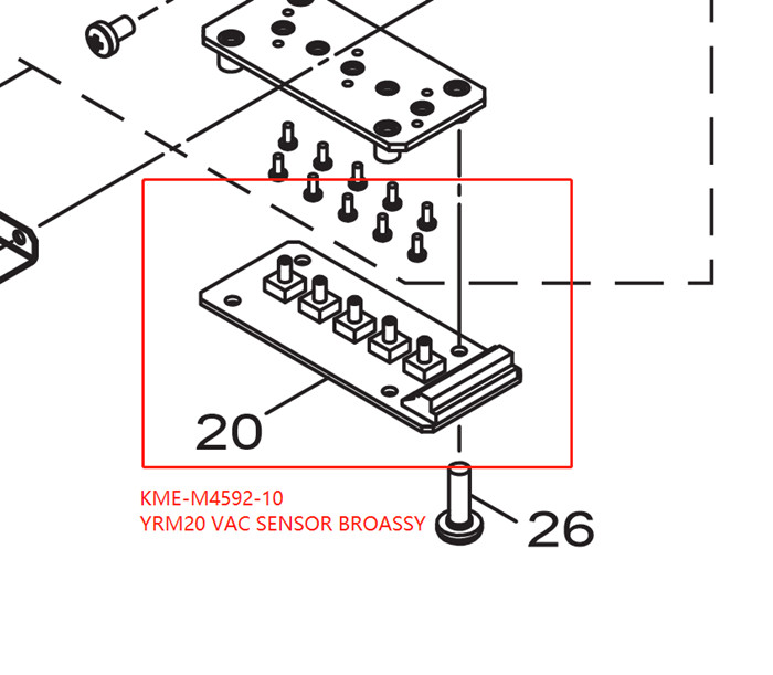 KME-M4592-10 YRM20 VAC SENSOR BROASSY